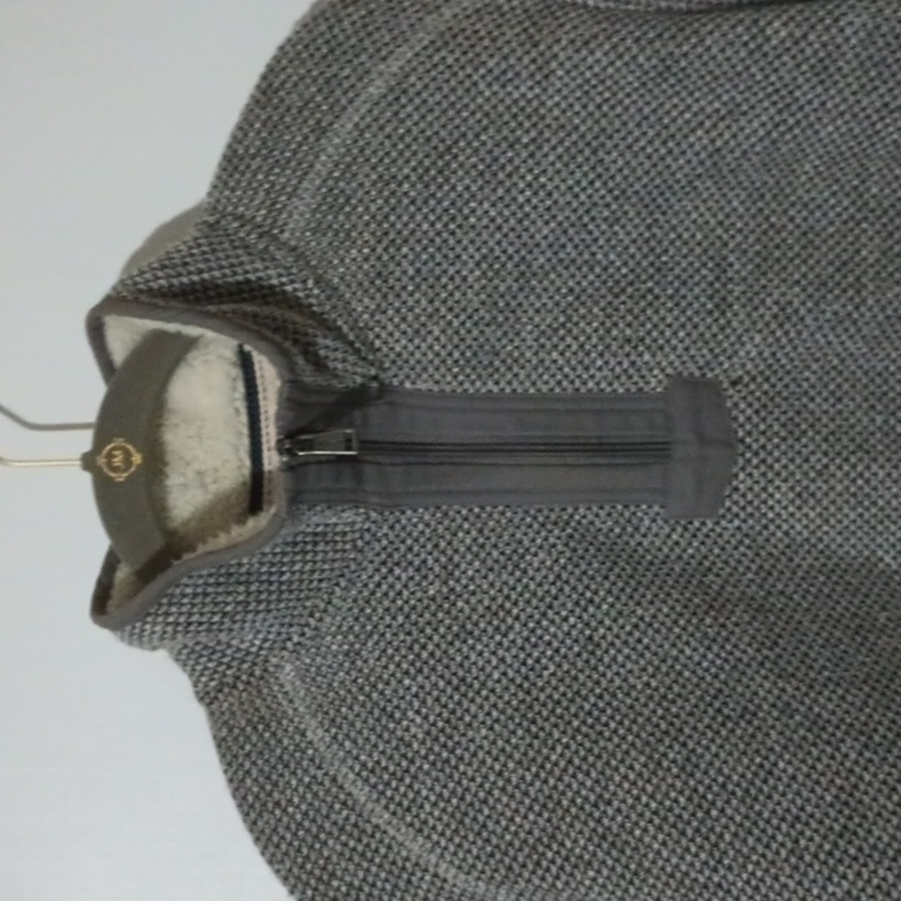 Orvis Men's Quarter Zip High Neck Sherpa Lined Pullover Size Medium